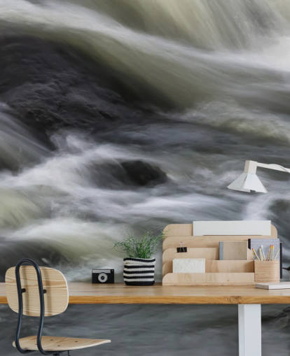 Papel de parede de rio e pássaro