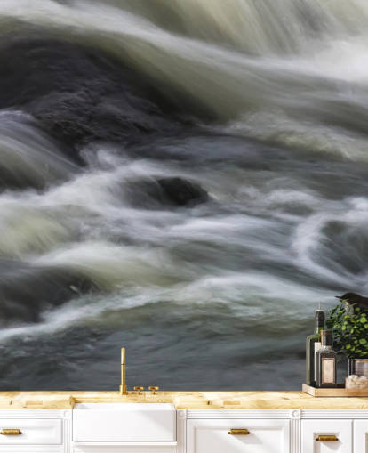 Papel de parede de rio e pássaro Papel de parede de rio e pássaro