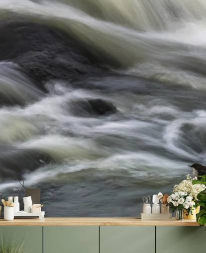 Papel Pintado Río y Pájaro