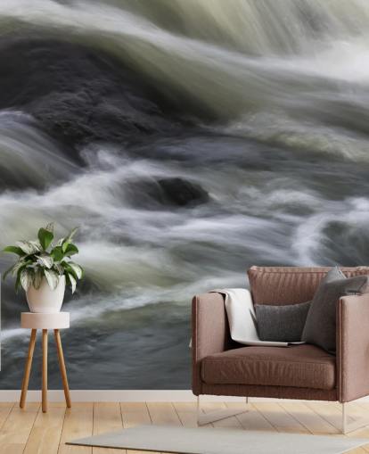 Papel Pintado Río y Pájaro