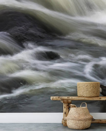 River og Bird Baggrund