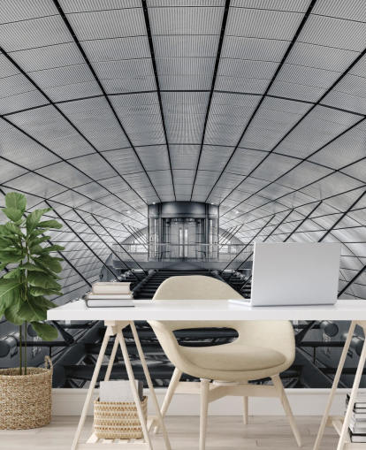 underground facade wallpaper