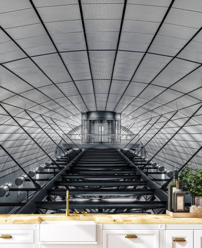 unterirdische Fassade Tapete