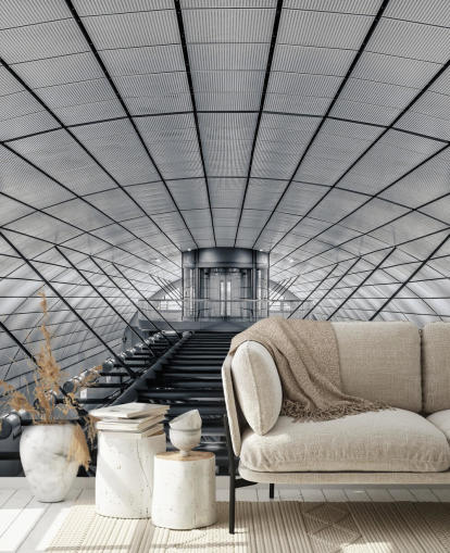 underground facade wallpaper