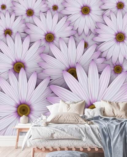 Purple Daisies behang Purple Daisies behang