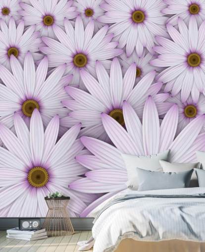 Purple Daisies Wallpaper