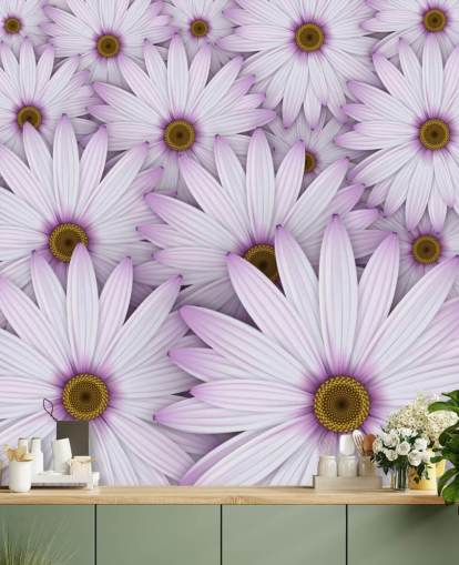 Papel de parede Purple Daisies