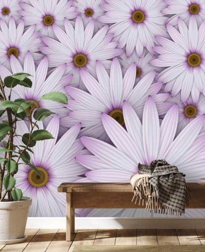 Papel de parede Purple Daisies
