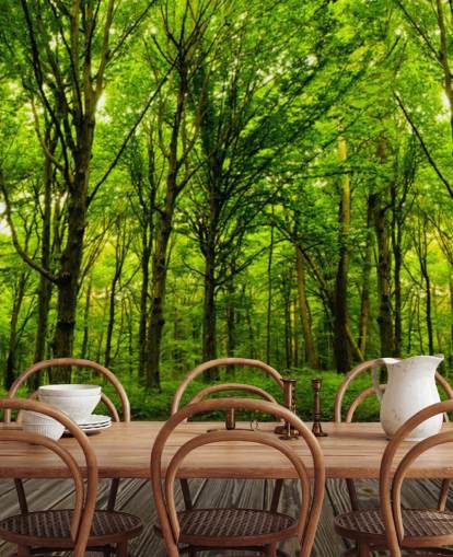 Carta da parati Green Forest by House