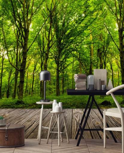 Papier peint Green Forest by House Papier peint Green Forest by House