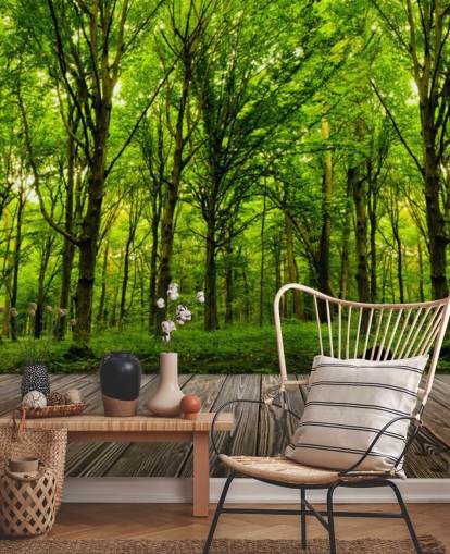 Carta da parati Green Forest by House