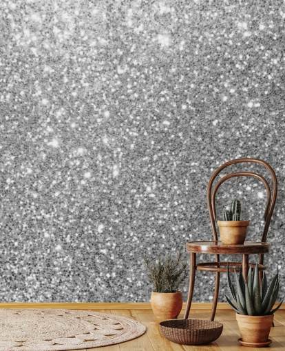 Papel pintado Brillo gris Papel pintado Brillo gris