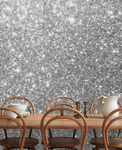 Grå Glitter Baggrund