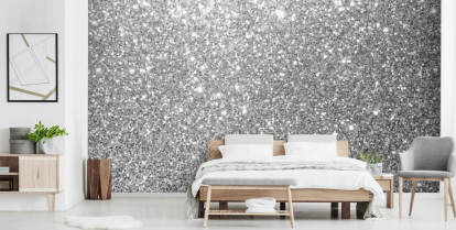 Carta Da Parati Testurizzata Natural Opulence Bianco