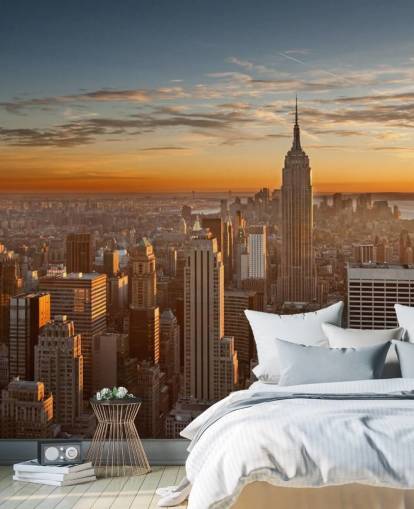 Empire State Cityscape Veggmaleri