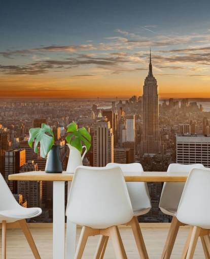 Empire State Cityscape Veggmaleri