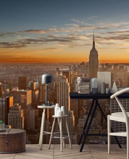 Mural de pared Paisaje urbano de Empire State