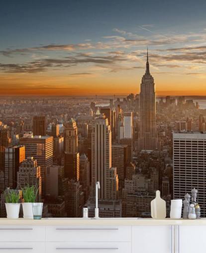 Empire State Cityscape Wall Mural Empire State Cityscape Wall Mural