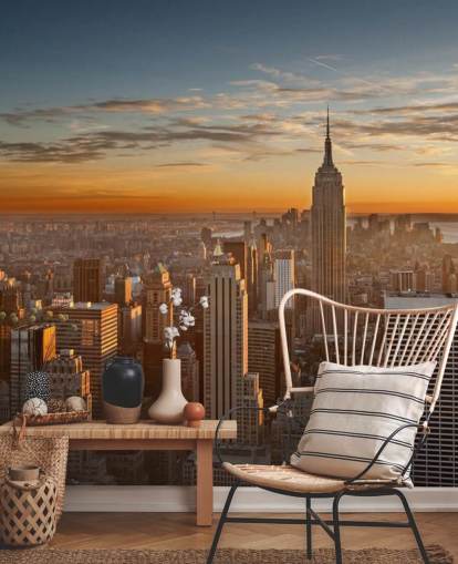 Empire State Cityscape Wall Mural