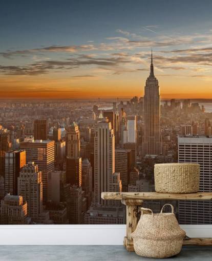 Empire State Cityscape Wall Mural