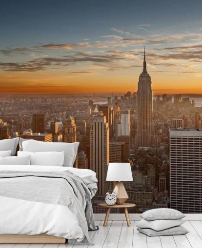 Empire State Cityscape muurschildering Empire State Cityscape muurschildering