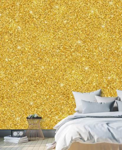 Papier peint Gold Glitter