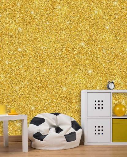 Papier peint Gold Glitter