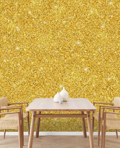 Gold Glitter Wallpaper