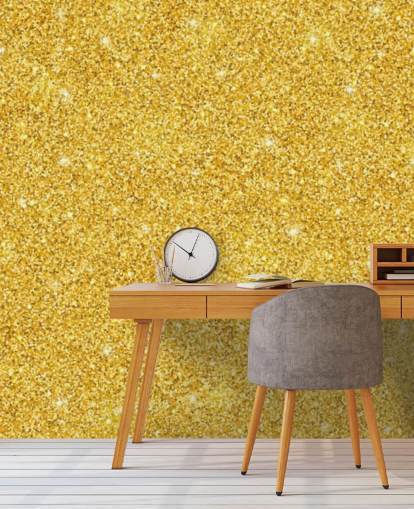 Gold Glitter Wallpaper