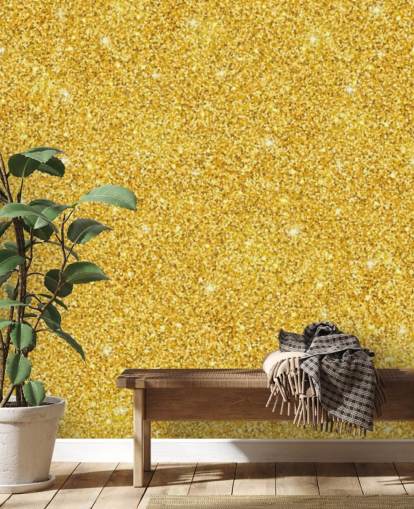 Gold Glitter Wallpaper
