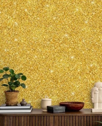 Gold Glitter Wallpaper