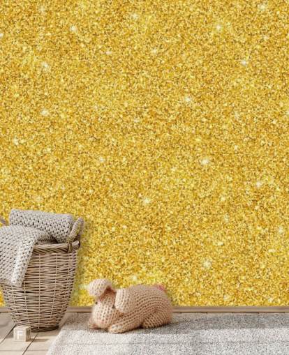 Gold Glitter Wallpaper