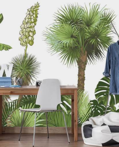 trees in jungle wallpaper