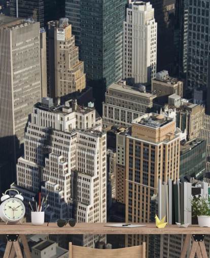 New York Skyscraper Wall Mural