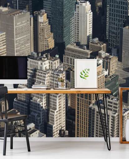 New York Skyscraper Wall Mural