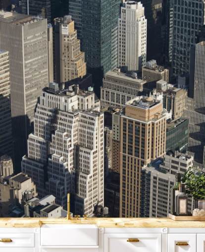 New York Skyscraper Wall Mural