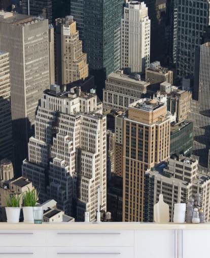 New York Skyscraper Wall Mural