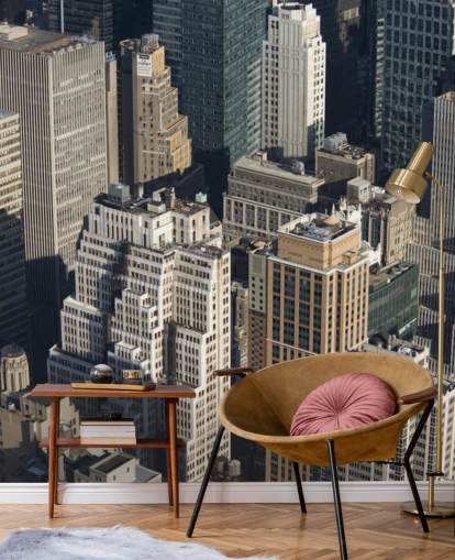 New Yorkin pilvenpiirtäjän seinämaalaus