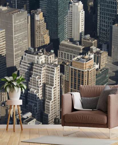 New York Skyscraper Wall Mural