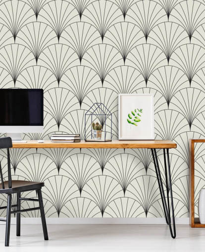 zwart-wit patroon behang zwart-wit patroon behang