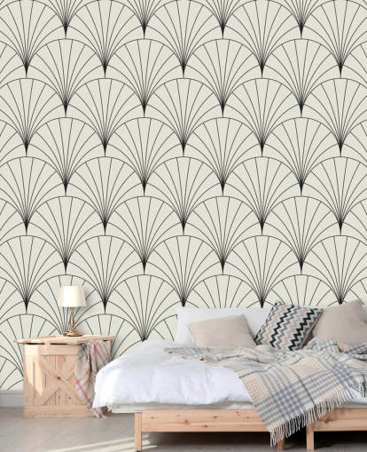 black and white pattern wallpaper