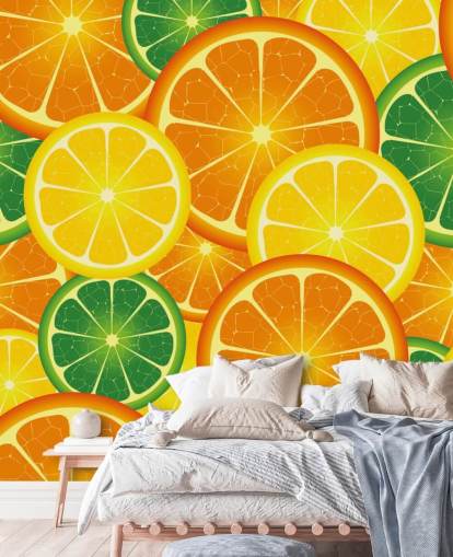 Mural de pared Rebanadas de cítricos