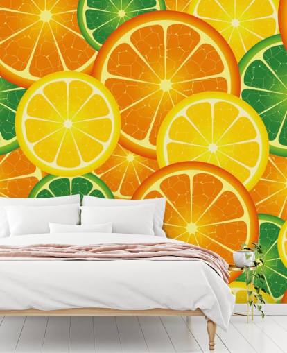 Mural de pared Rebanadas de cítricos