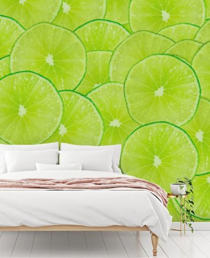Lime Slices Montage Wall Mural Lime Slices Montage Wall Mural