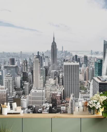 Decorazione murale con Rockerfeller Centre New York