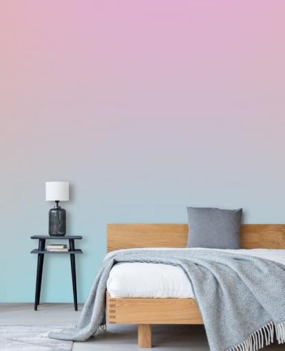 pink and blue ombre wallpaper for bedrooms