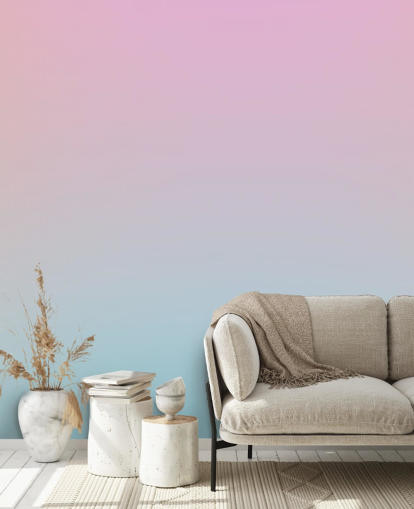 pink and blue ombre wallpaper for bedrooms