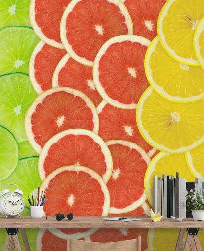 Papel pintado Rebanadas de cítricos
