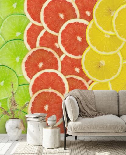Papel pintado Rebanadas de cítricos Papel pintado Rebanadas de cítricos