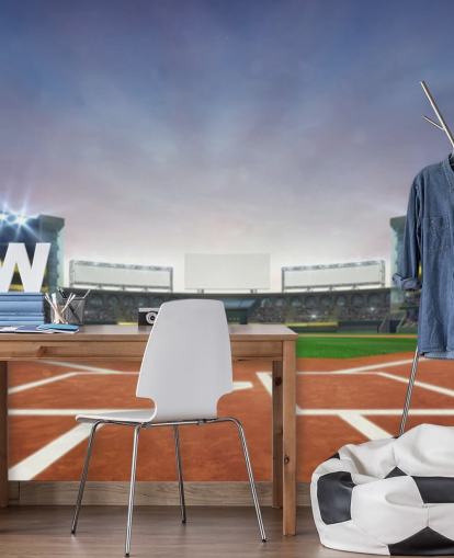 Diamante da baseball Carta da parati con baseball